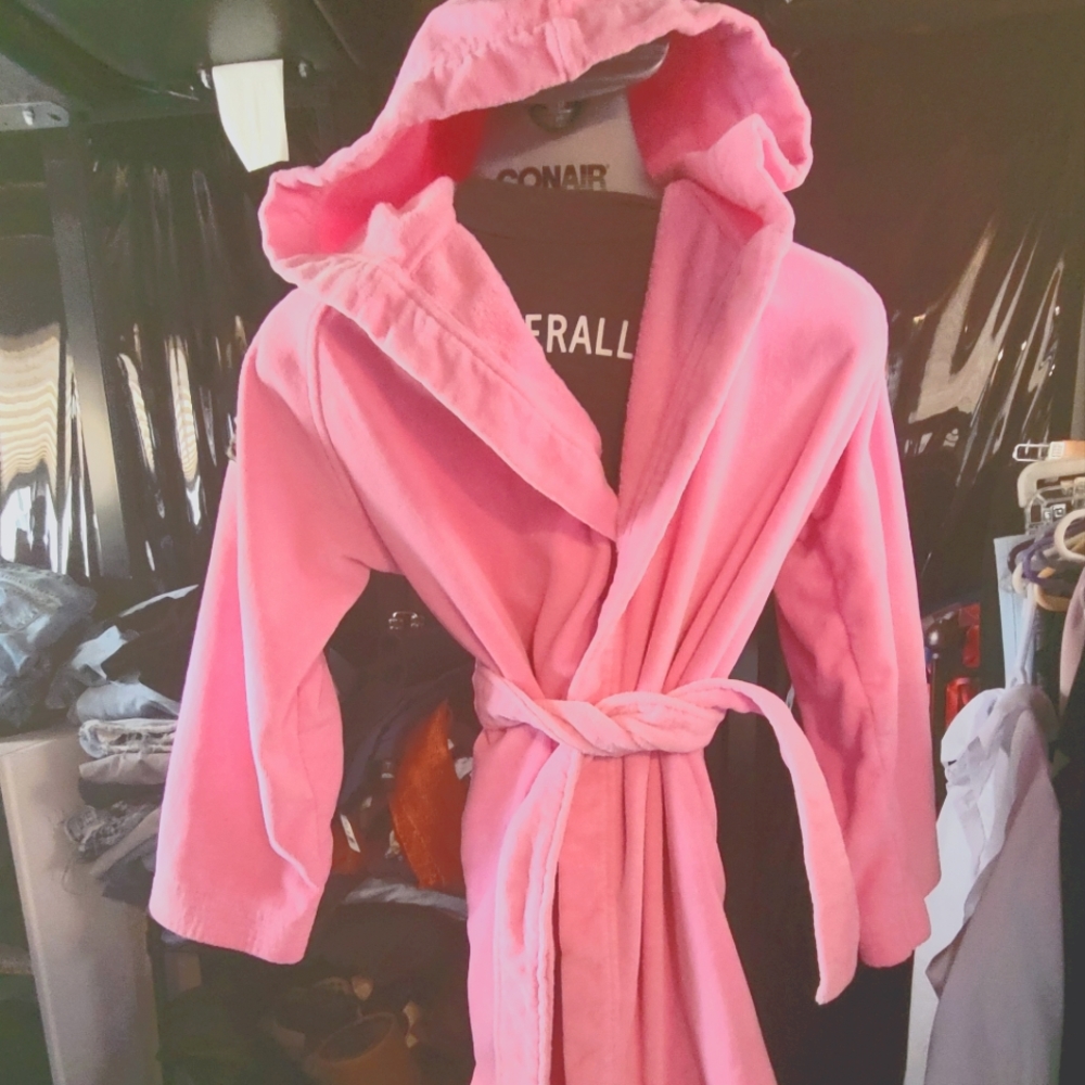 Lacoste pink robe